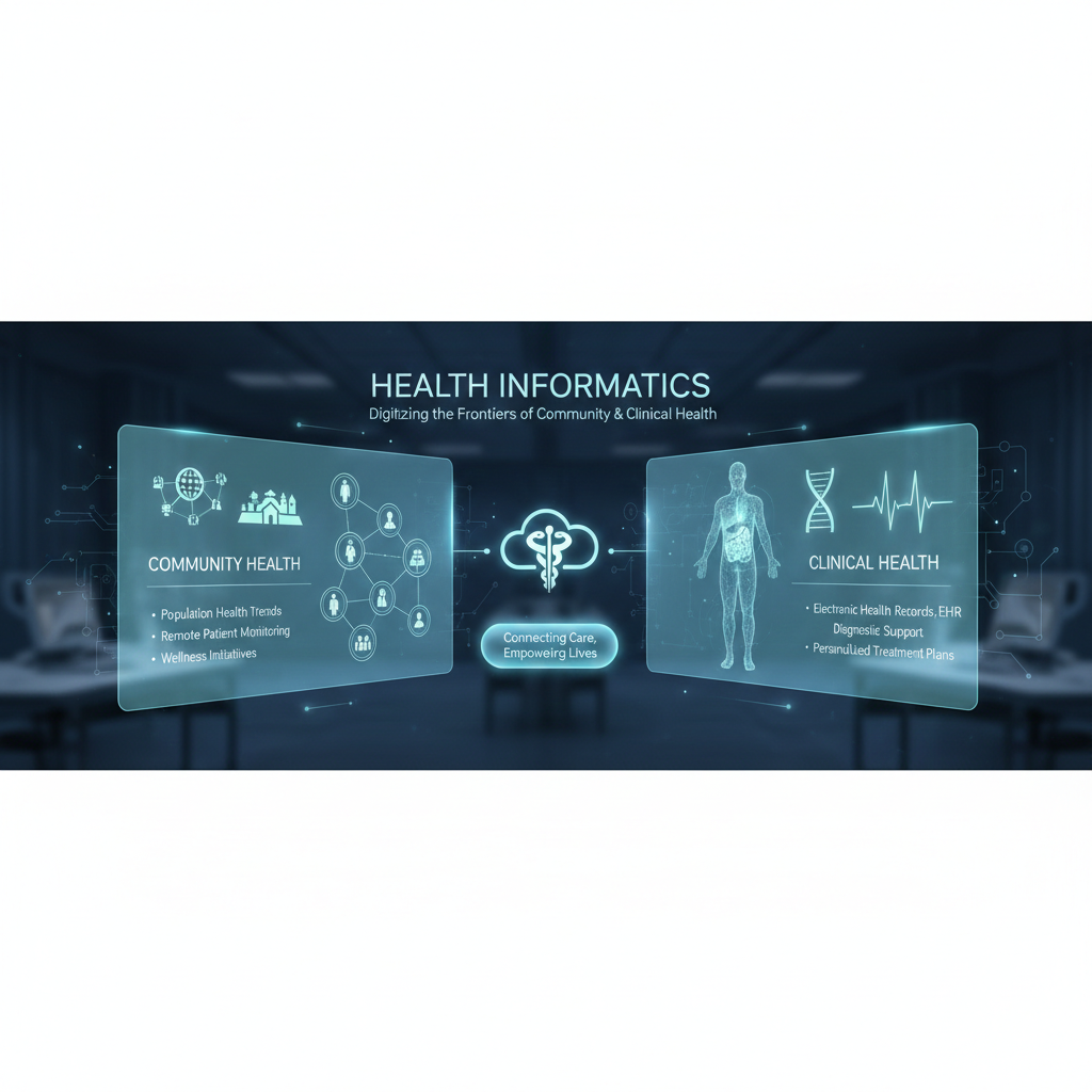 Health Informatics: Digitizing the Frontiers of Community & Clinical Health.